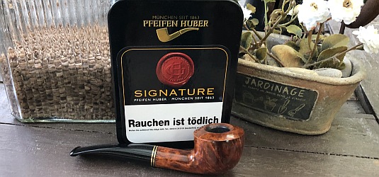 Pfeifen Huber - Signatur